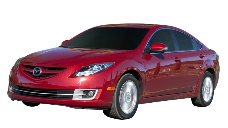 Red Mazda6 front view
