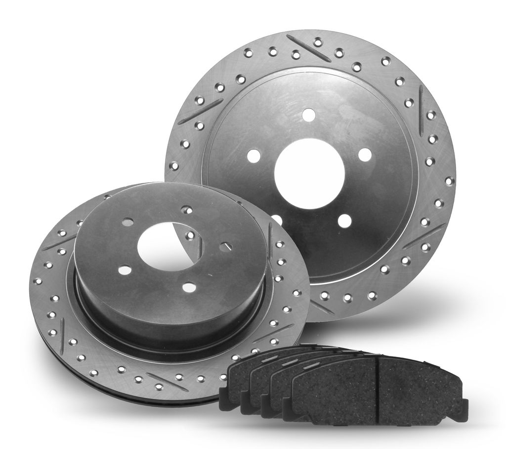 APP 20-10712 - Premium Brake Kit - Drilled and Slotted Rotors with Ceramic Pads