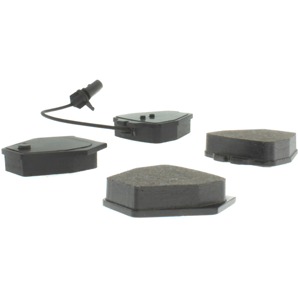 Premium Semi-Metallic Disc Brake Pad, with Shims and Hardware, 2-Wheel Set