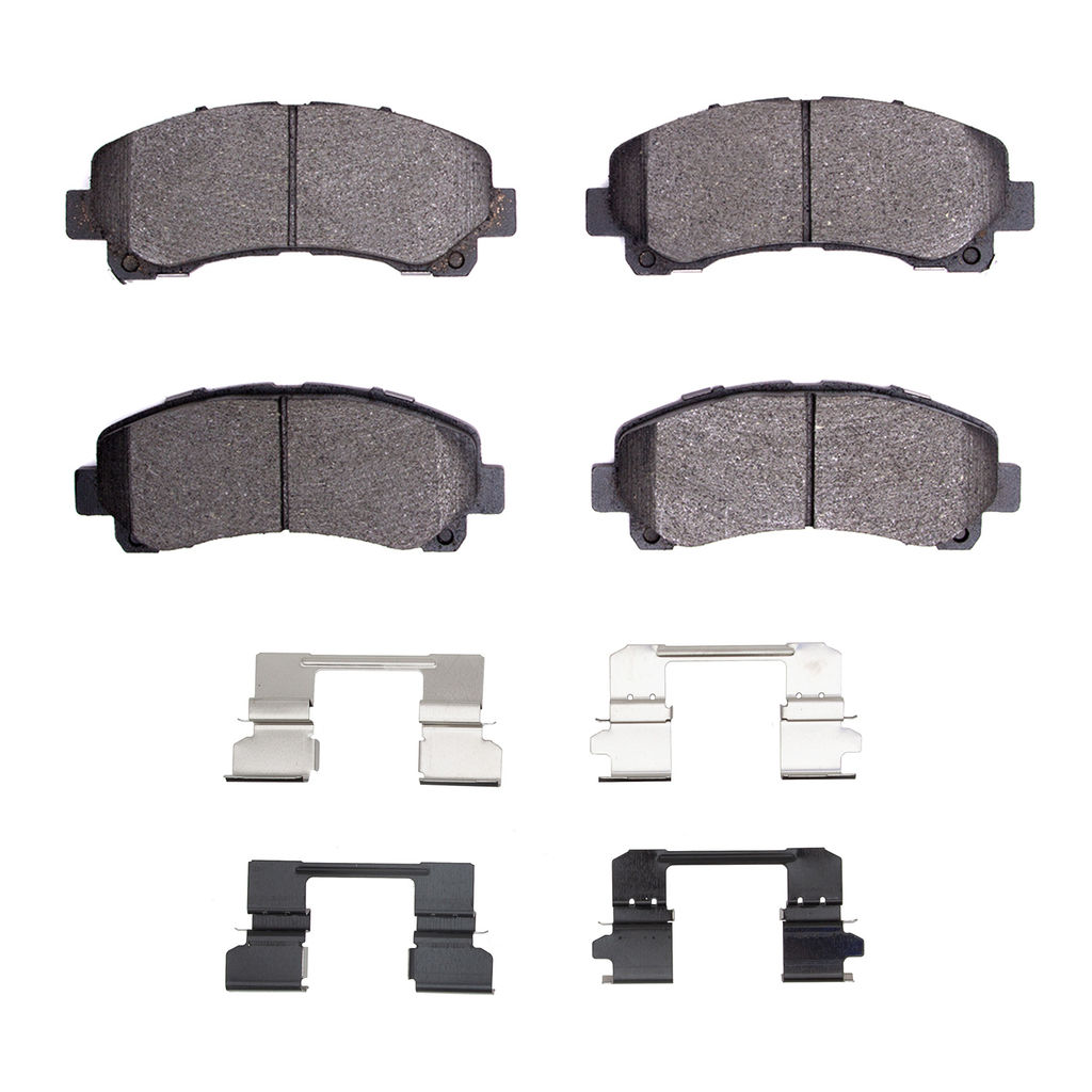 Dynamic Friction 1310-1677-01 - 3000 Ceramic Brake Pads With Hardware
