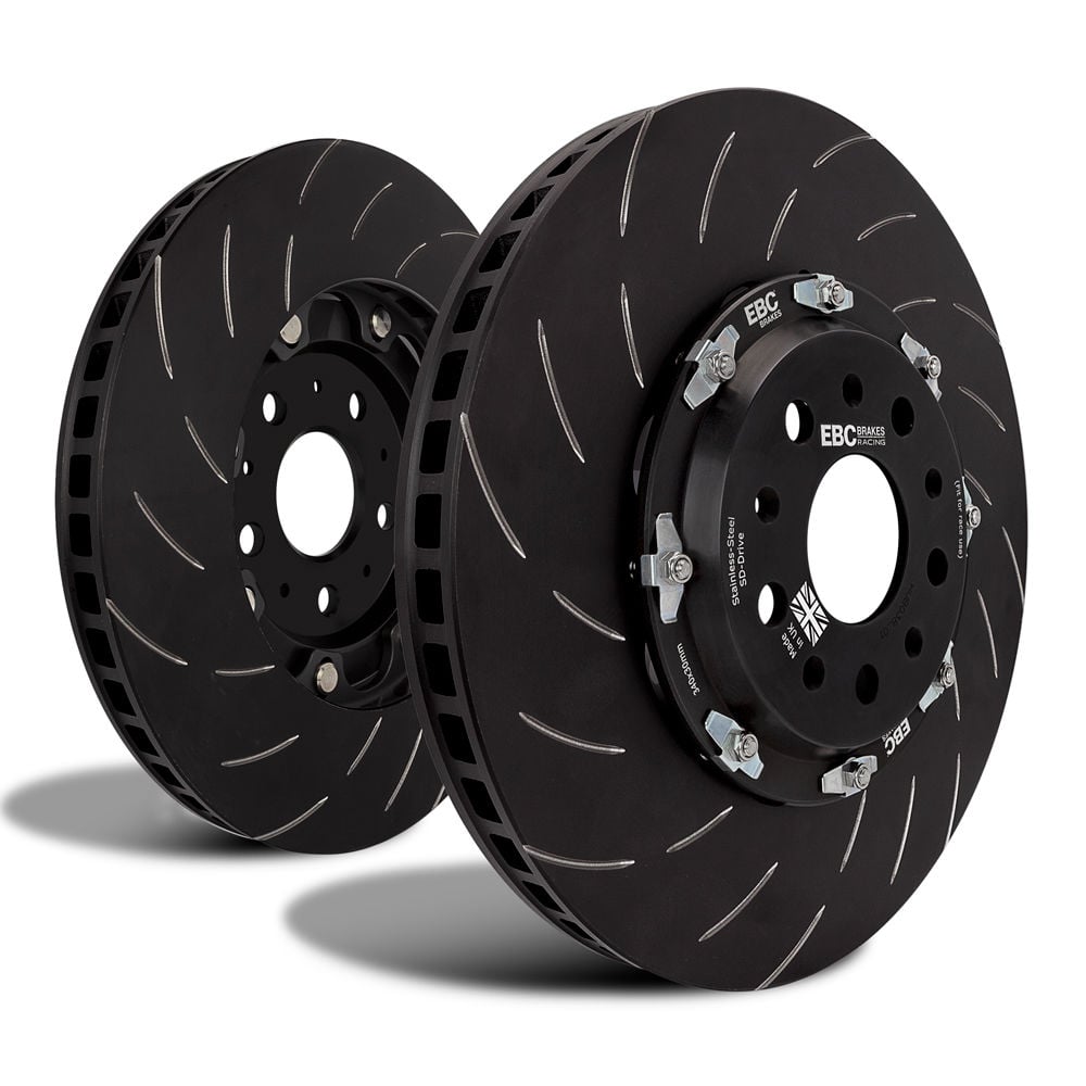 EBC Brakes SG2FC7426 - Racing 2-Piece Floating SG Grooved Brake Rotors (Complete Assembly)