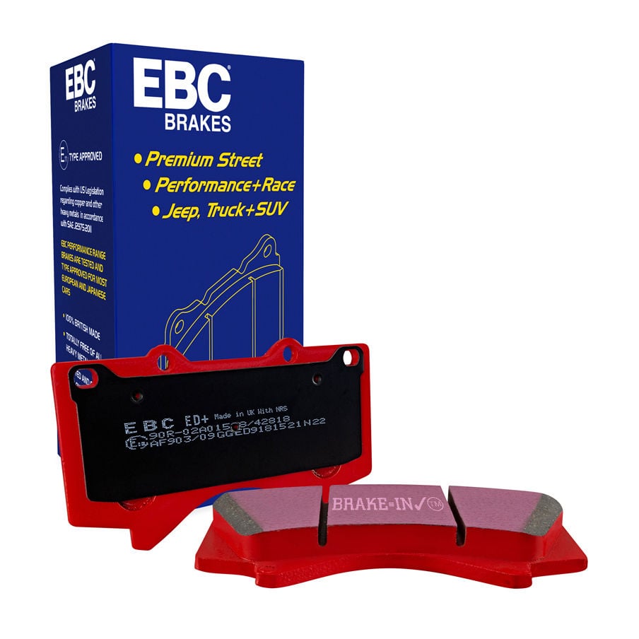 EBC Brakes ED91872 - EBC Extra Duty Red Pads for Light Truck, Jeep & SUV