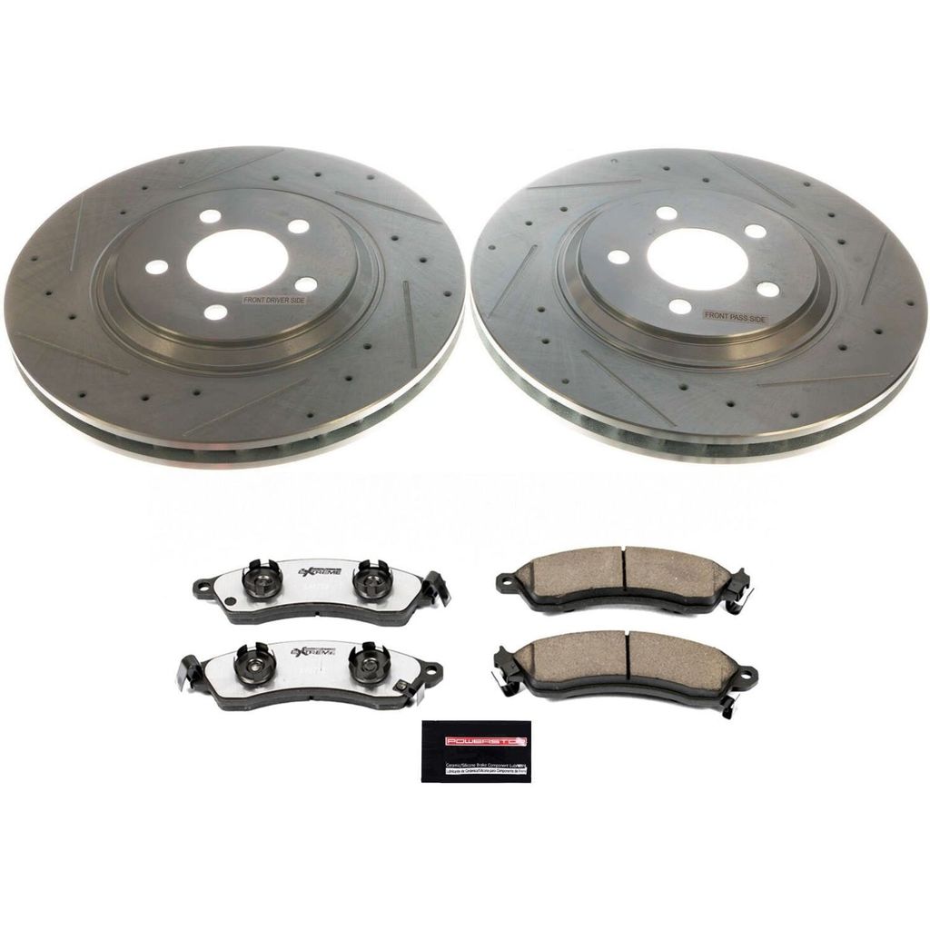 Z26 Drilled and Slotted Brake Rotors and Pads Kit