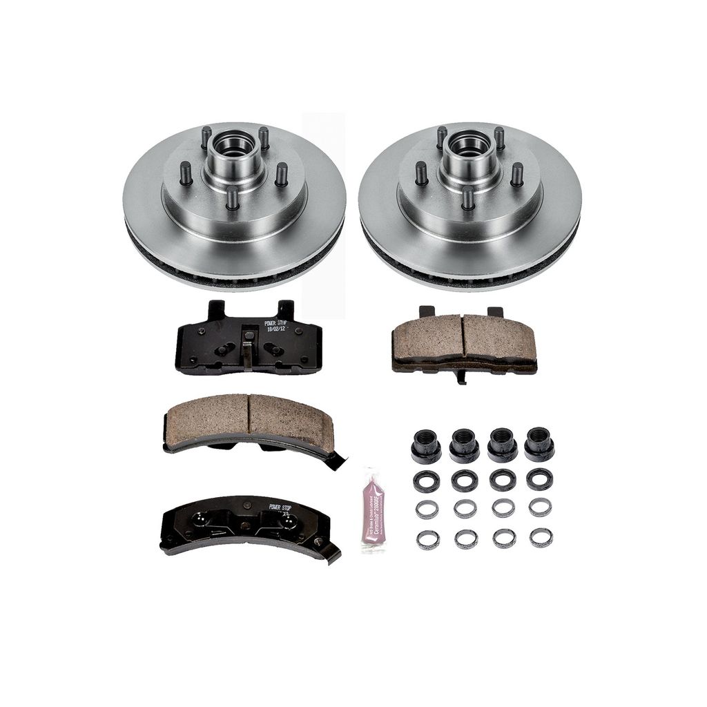 OE Stock Replacement Brake Pad and Rotor Kit