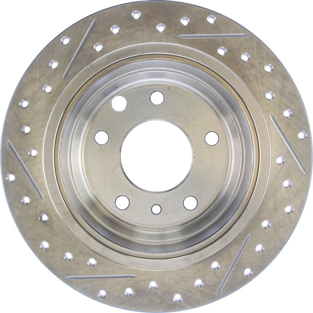 Stoptech 127.20010L - Sport Drilled and Slotted Brake Rotor