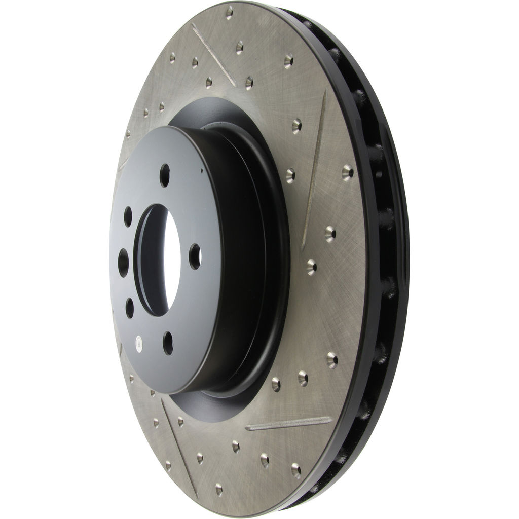 Stoptech 127.22011CL - Sportstop Cryo Drilled and Slotted Brake Rotor