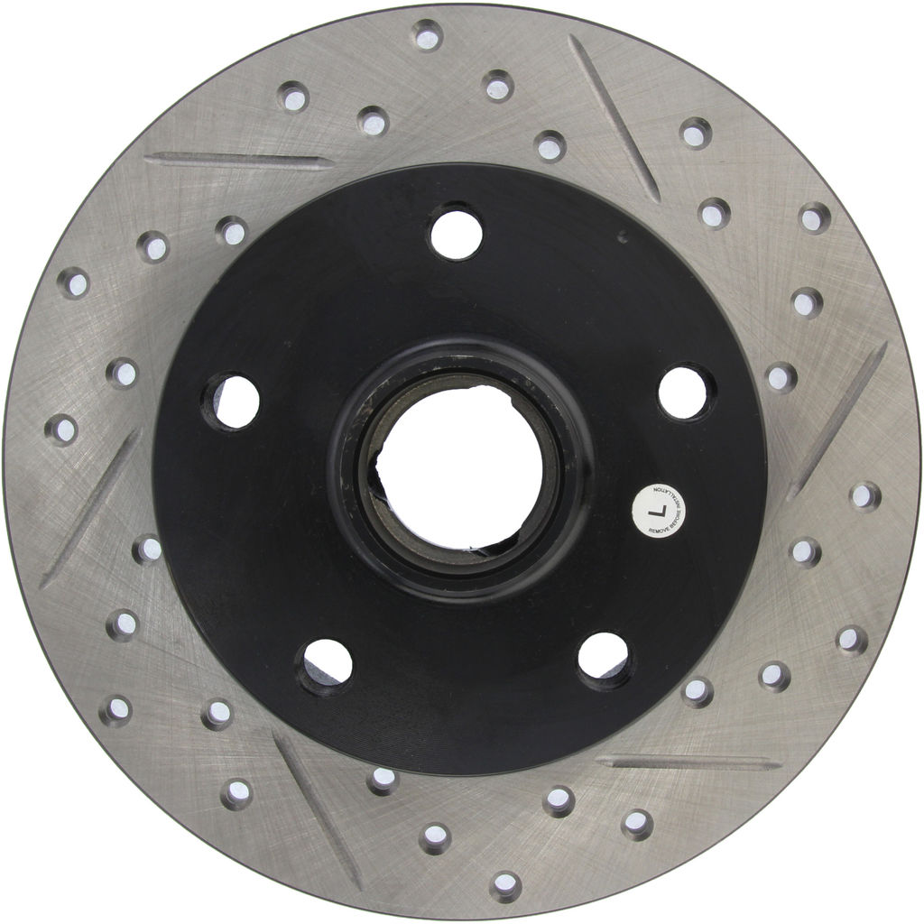Stoptech 127.33048L - Sport Drilled and Slotted Brake Rotor