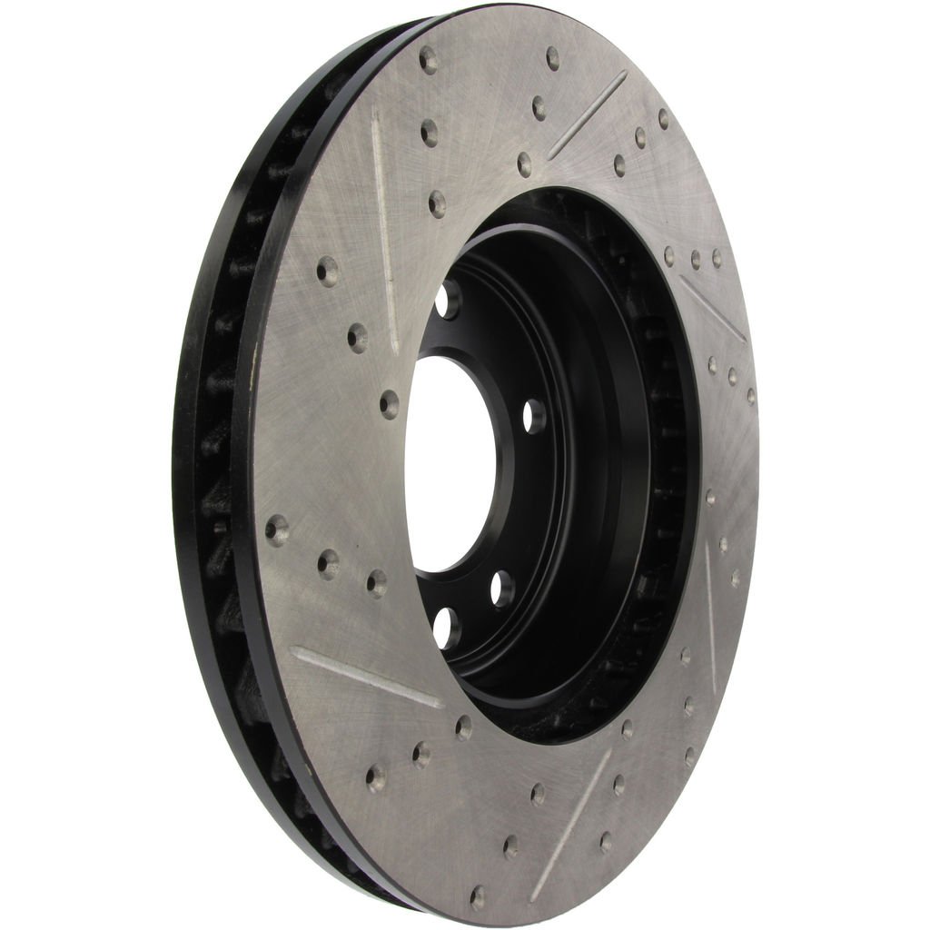 Stoptech 127.33080L - Sport Drilled and Slotted Brake Rotor