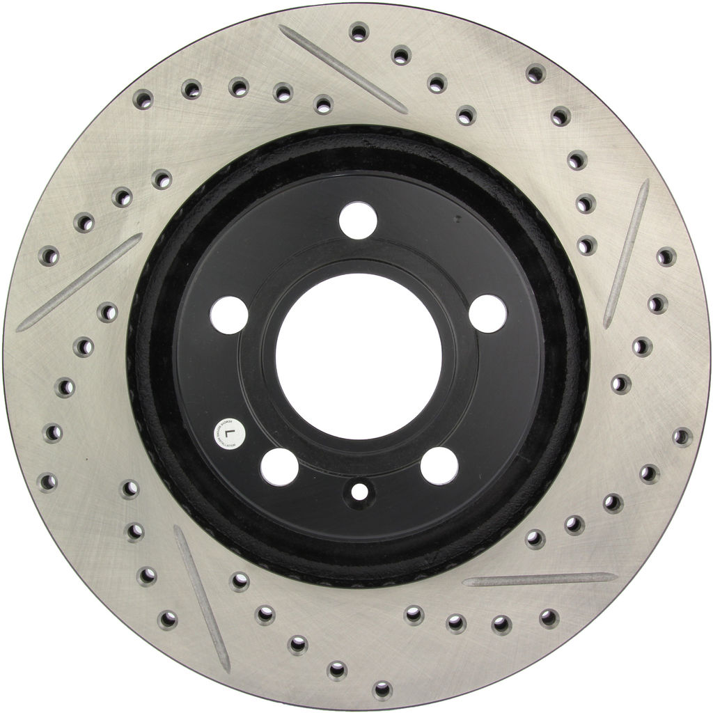 Stoptech 127.33088CL - Sportstop Cryo Drilled and Slotted Brake Rotor