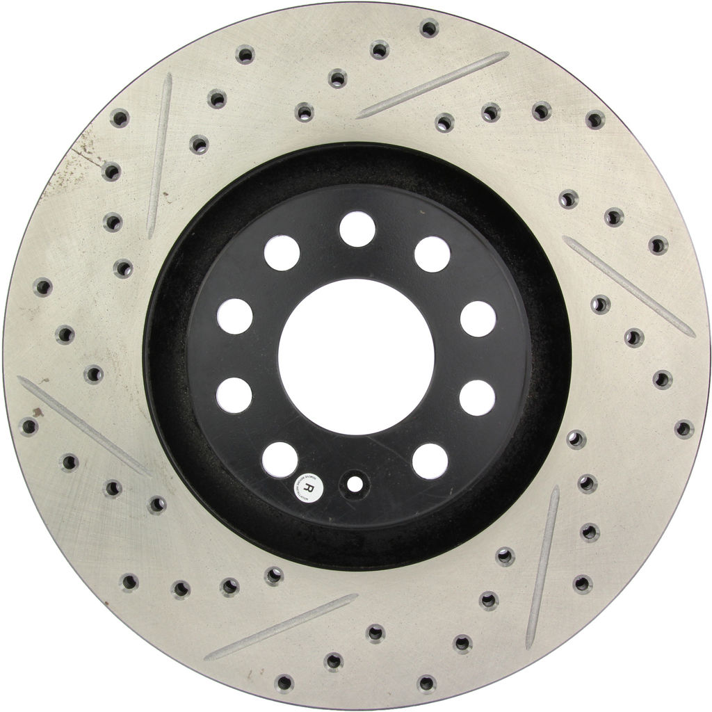 Stoptech 127.33096R - Sport Drilled and Slotted Brake Rotor