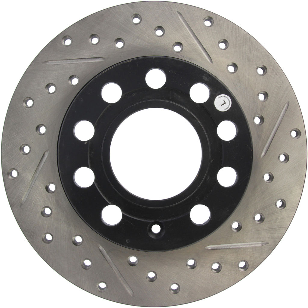 Stoptech 127.33106CL - Sportstop Cryo Drilled and Slotted Brake Rotor