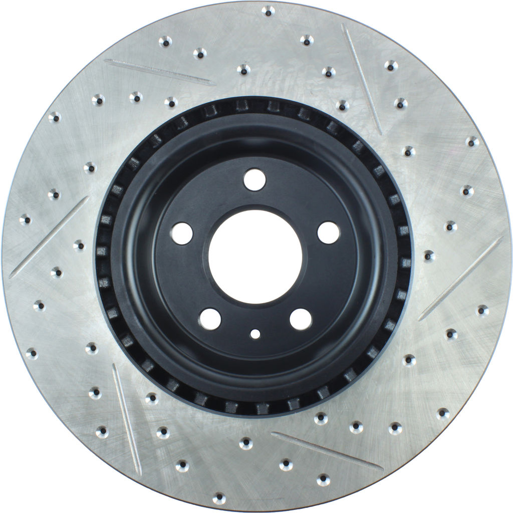 Stoptech 127.33138CR - Sportstop Cryo Drilled and Slotted Brake Rotor