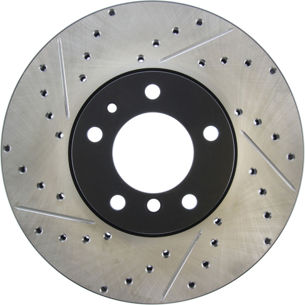 Stoptech 127.34031CR - Sportstop Cryo Drilled and Slotted Brake Rotor