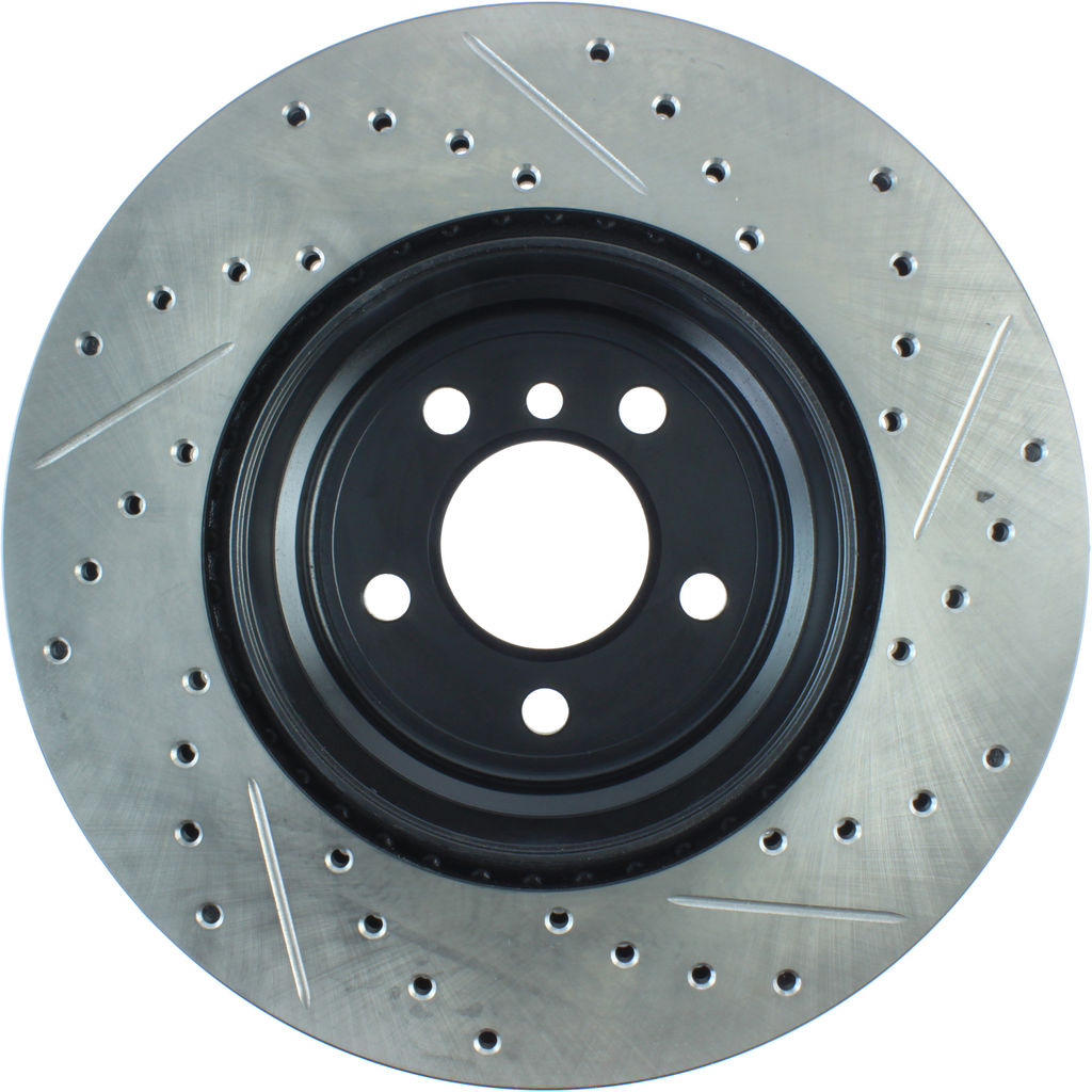 Stoptech 127.34095CR - Sportstop Cryo Drilled and Slotted Brake Rotor