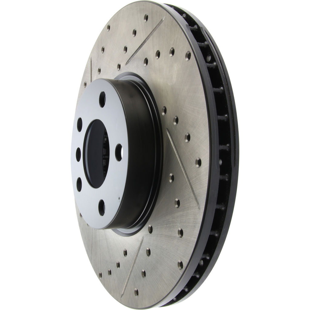 Stoptech 127.34098CR - Sportstop Cryo Drilled and Slotted Brake Rotor