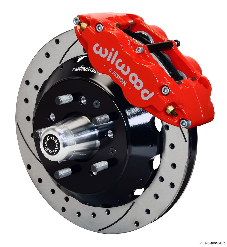 Wilwood 140-10816-DR - Forged Narrow Superlite 6R Big Brake Brake Kit (Hub)