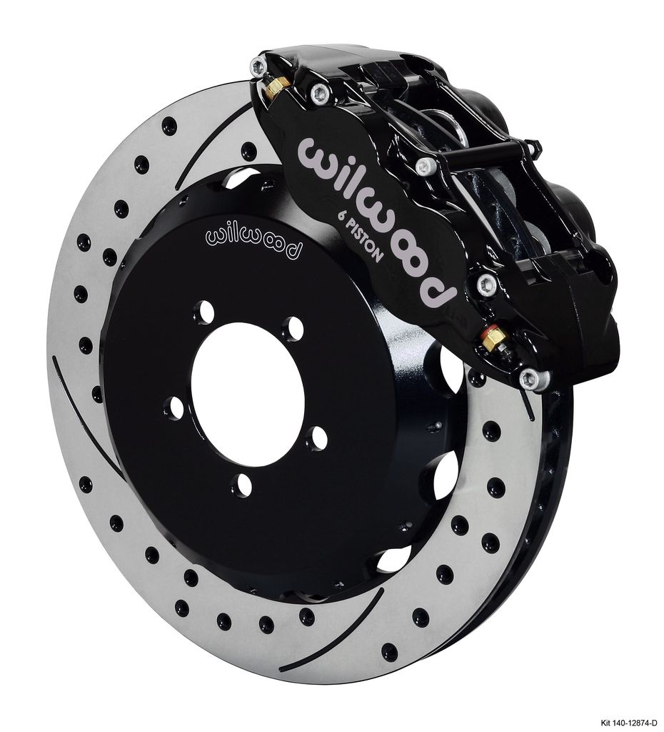 Wilwood 140-12874-D - Forged Narrow Superlite 6R Big Brake Brake Kit (Hat)