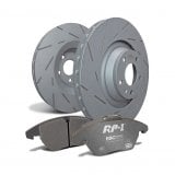 S29 Kits RP-1 Disc Brake Pad Set and SG Vented Disc Brake Rotors