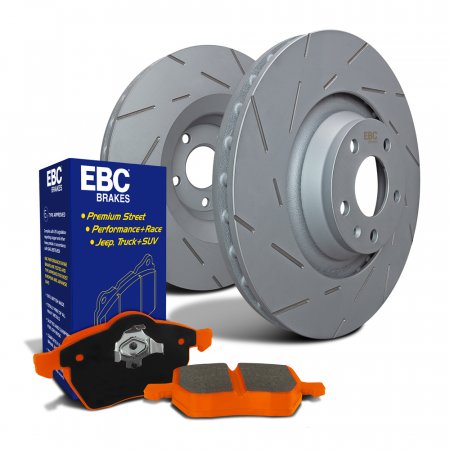 EBC Brakes S15KF1264 - Brake Kit - Extra Duty Orangestuff Pad and USR Rotor
