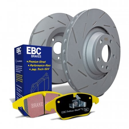 EBC Brakes S26KF1002 - Brake Kit - Yellowstuff Pad and 2-Piece Floating Rotor