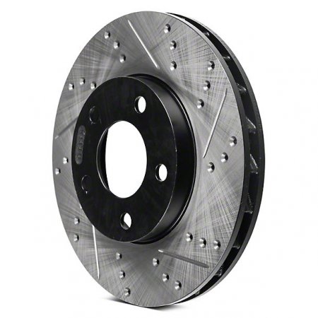 Stoptech 127.33013R - Sport Drilled and Slotted Brake Rotor