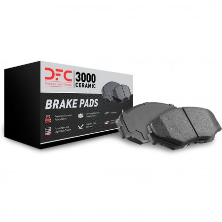 Dynamic Friction 1310-1641-09 - 3000 Ceramic Brake Pads with Hardware