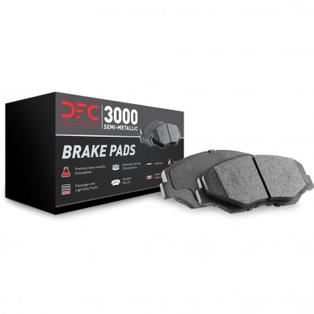 Dynamic Friction 1311-1475-09 - 3000 Semi-Metallic Brake Pads with Hardware