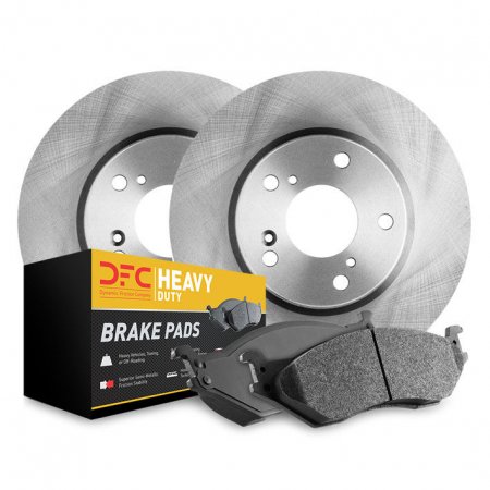 Dynamic Friction 6212-40237 - Brake Kit - Quickstop Rotors and Heavy Duty Brake Pads With Hardware