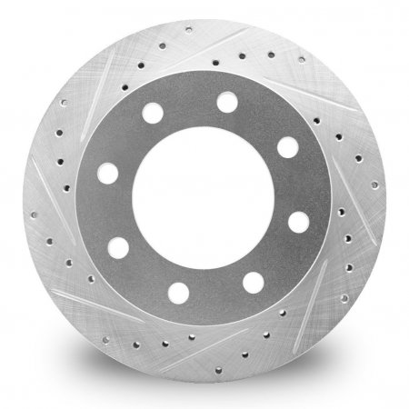 Dynamic Friction Zinc Coated Drilled and Slotted Brake  Rotors