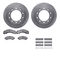Dynamic Friction 6212-48208 - Brake Kit - Rotors with Heavy Duty Brake Pads includes Hardware