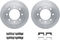 Dynamic Friction 6212-48019 - Brake Kit - Quickstop Rotors and Heavy Duty Brake Pads With Hardware