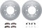 Dynamic Friction 6212-48026 - Brake Kit - Quickstop Rotors and Heavy Duty Brake Pads With Hardware