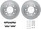Dynamic Friction 6212-40399 - Brake Kit - Quickstop Rotors and Heavy Duty Brake Pads With Hardware