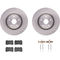 Dynamic Friction 6312-13035 - Brake Kit - Quickstop Rotors and 3000 Ceramic Brake Pads with Hardware