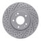 Dynamic Friction 2712-03008 - Brake Kit - Geoperformance Coated Drilled and Slotted Brake Rotor and Active Performance 309 Brake Pads