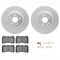Dynamic Friction 2712-03013 - Brake Kit - Geoperformance Coated Drilled and Slotted Brake Rotor and Active Performance 309 Brake Pads
