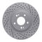 Dynamic Friction 2712-03001 - Brake Kit - Geoperformance Coated Drilled and Slotted Brake Rotor and Active Performance 309 Brake Pads
