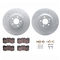 Dynamic Friction 2712-11023 - Brake Kit - Geoperformance Coated Drilled and Slotted Brake Rotor and Active Performance 309 Brake Pads