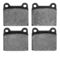 Dynamic Friction 2712-02006 - Brake Kit - Geoperformance Coated Drilled and Slotted Brake Rotor and Active Performance 309 Brake Pads