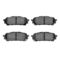 Dynamic Friction 2712-13004 - Brake Kit - Geoperformance Coated Drilled and Slotted Brake Rotor and Active Performance 309 Brake Pads