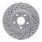 Dynamic Friction 2712-13011 - Brake Kit - Geoperformance Coated Drilled and Slotted Brake Rotor and Active Performance 309 Brake Pads