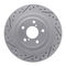 Dynamic Friction 2712-13034 - Brake Kit - Geoperformance Coated Drilled and Slotted Brake Rotor and Active Performance 309 Brake Pads