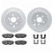 Dynamic Friction 2712-13059 - Brake Kit - Geoperformance Coated Drilled and Slotted Brake Rotor and Active Performance 309 Brake Pads