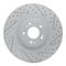 Dynamic Friction 2512-03066 - Brake Kit - Coated Drilled and Slotted Brake Rotors and 5000 Advanced Brake Pads with Hardware