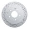 Dynamic Friction 2512-03075 - Brake Kit - Coated Drilled and Slotted Brake Rotors and 5000 Advanced Brake Pads with Hardware