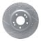 Dynamic Friction 2512-03082 - Brake Kit - Coated Drilled and Slotted Brake Rotors and 5000 Advanced Brake Pads with Hardware