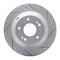 Dynamic Friction 2512-03088 - Brake Kit - Coated Drilled and Slotted Brake Rotors and 5000 Advanced Brake Pads with Hardware