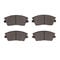 Dynamic Friction 2512-03091 - Brake Kit - Coated Drilled and Slotted Brake Rotors and 5000 Advanced Brake Pads with Hardware