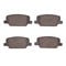 Dynamic Friction 2512-03097 - Brake Kit - Coated Drilled and Slotted Brake Rotors and 5000 Advanced Brake Pads with Hardware