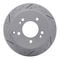 Dynamic Friction 2512-03007 - Brake Kit - Coated Drilled and Slotted Brake Rotors and 5000 Advanced Brake Pads with Hardware